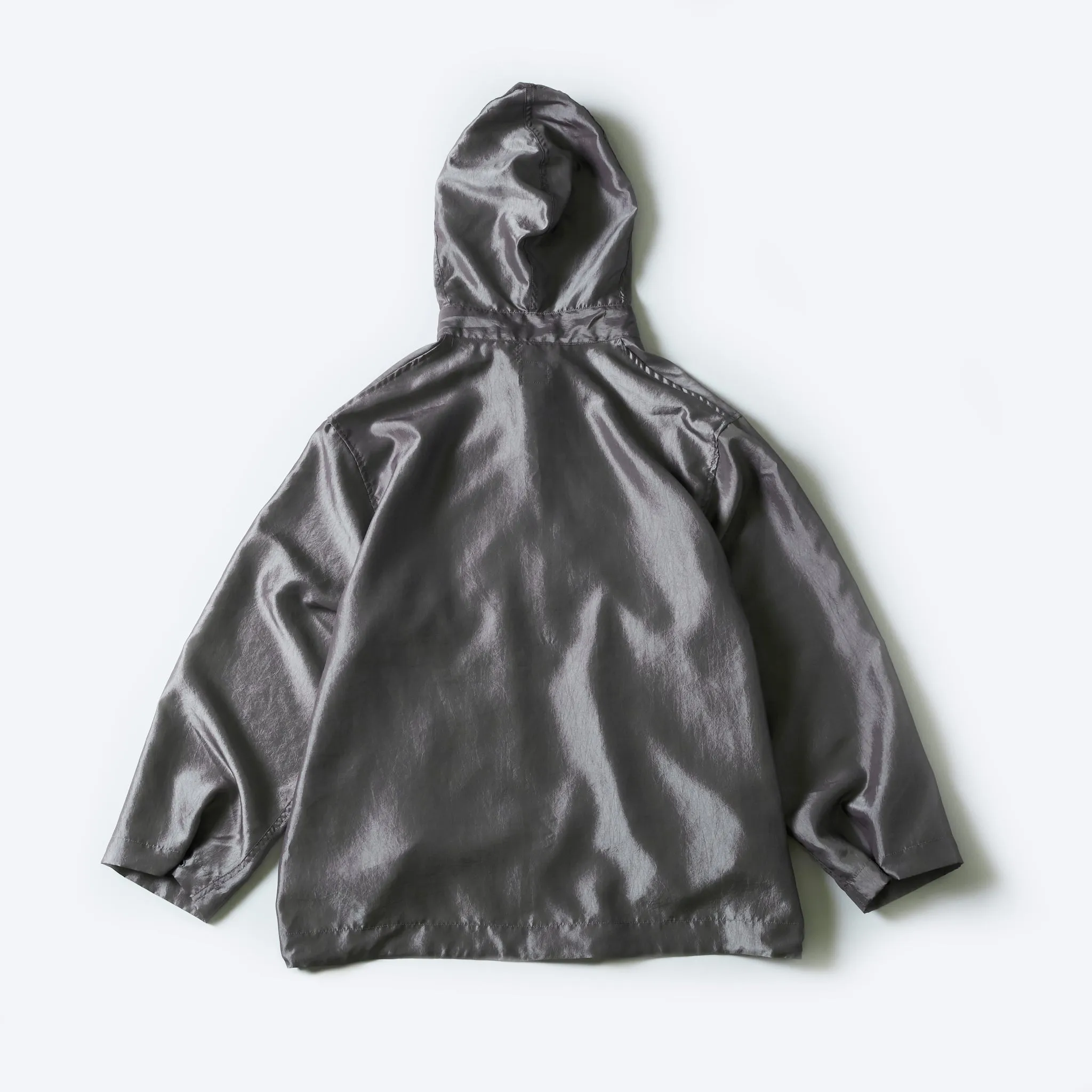 #3127-MTS Town & Country Parka : metallic taffeta silver grey sold by Post O'Alls product image thumbnail 4