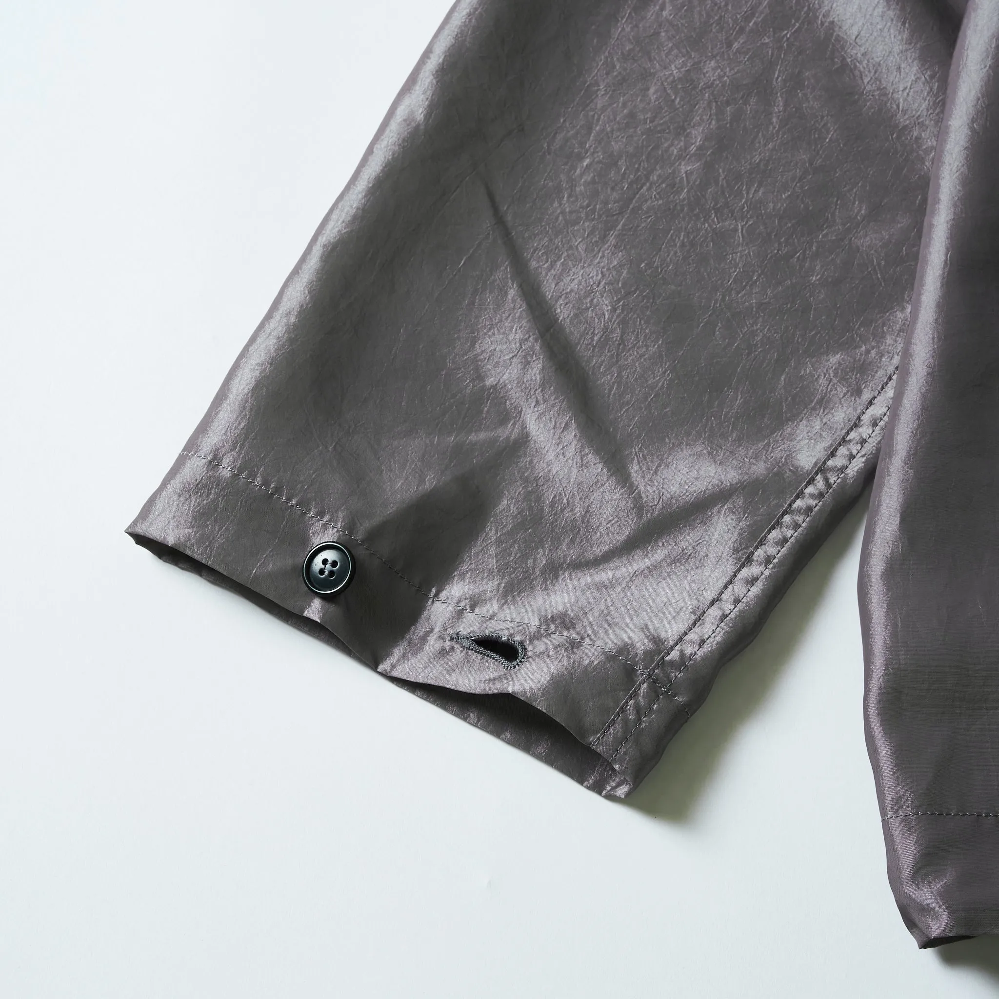 #3127-MTS Town & Country Parka : metallic taffeta silver grey sold by Post O'Alls product image thumbnail 5