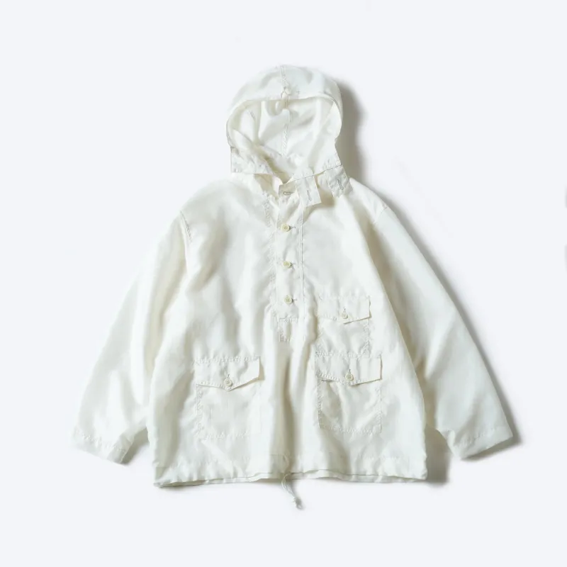 #3127-MTW Town & Country Parka : metallic taffeta white sold by Post O'Alls
