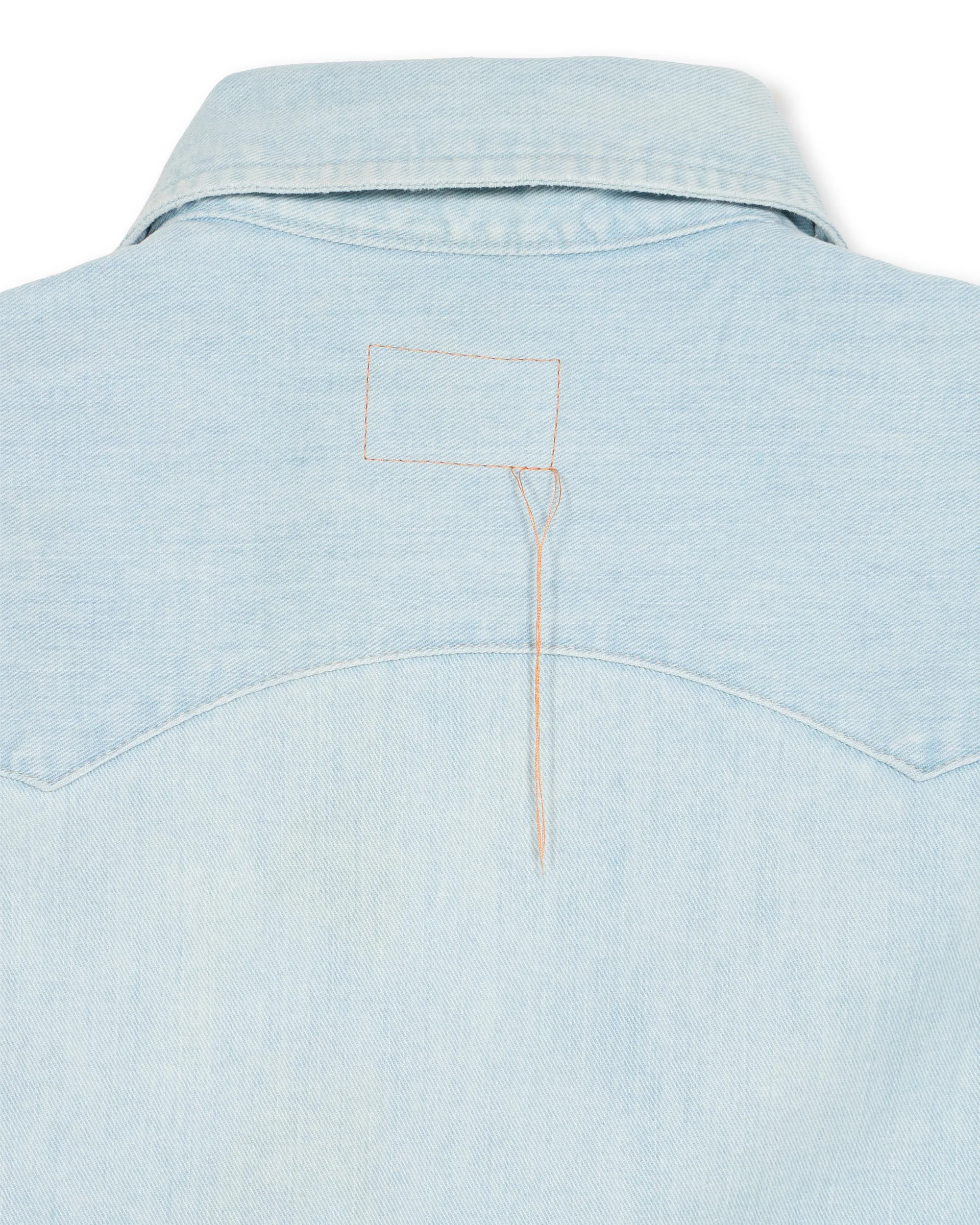 Elpaso Camicia Texana Bleach Wash sold by Fortela product image thumbnail 4