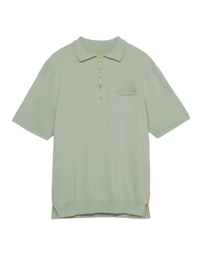 Laight Polo Manica Corta Zip 3/4 sold by Fortela