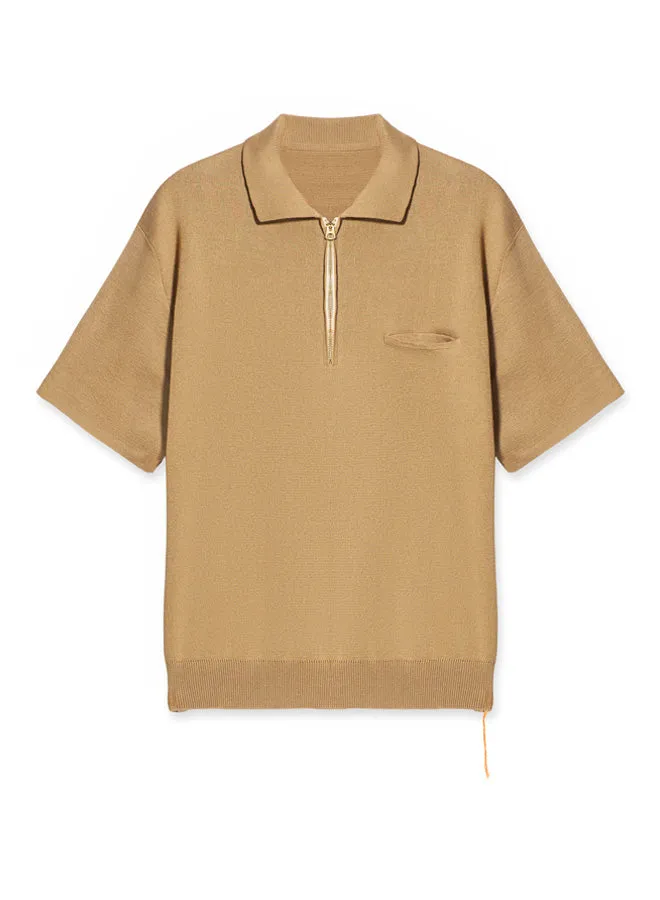 Laight Polo Manica Corta Zip 3/4 sold by Fortela