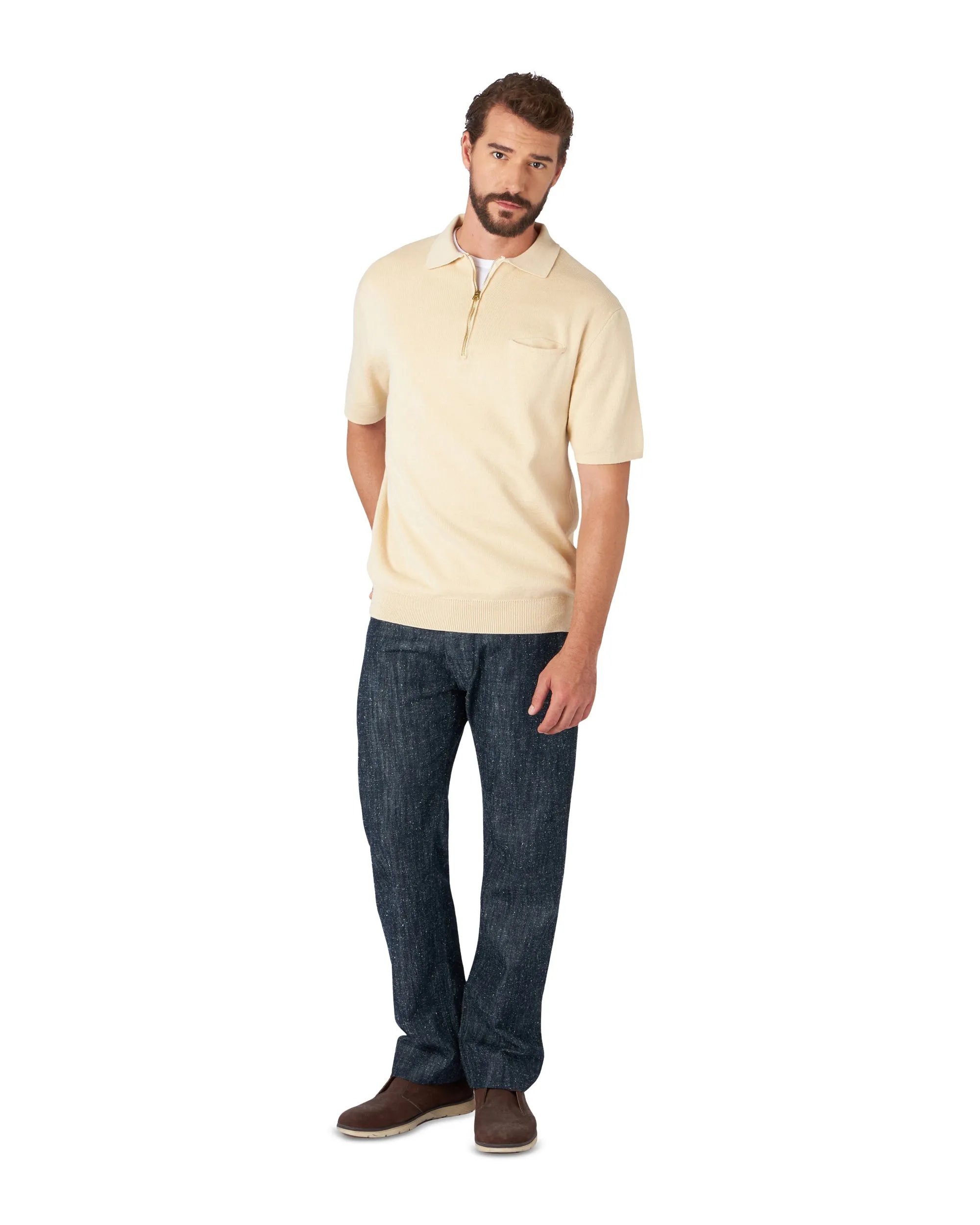 Laight Polo Manica Corta Zip 3/4 sold by Fortela product image thumbnail 5