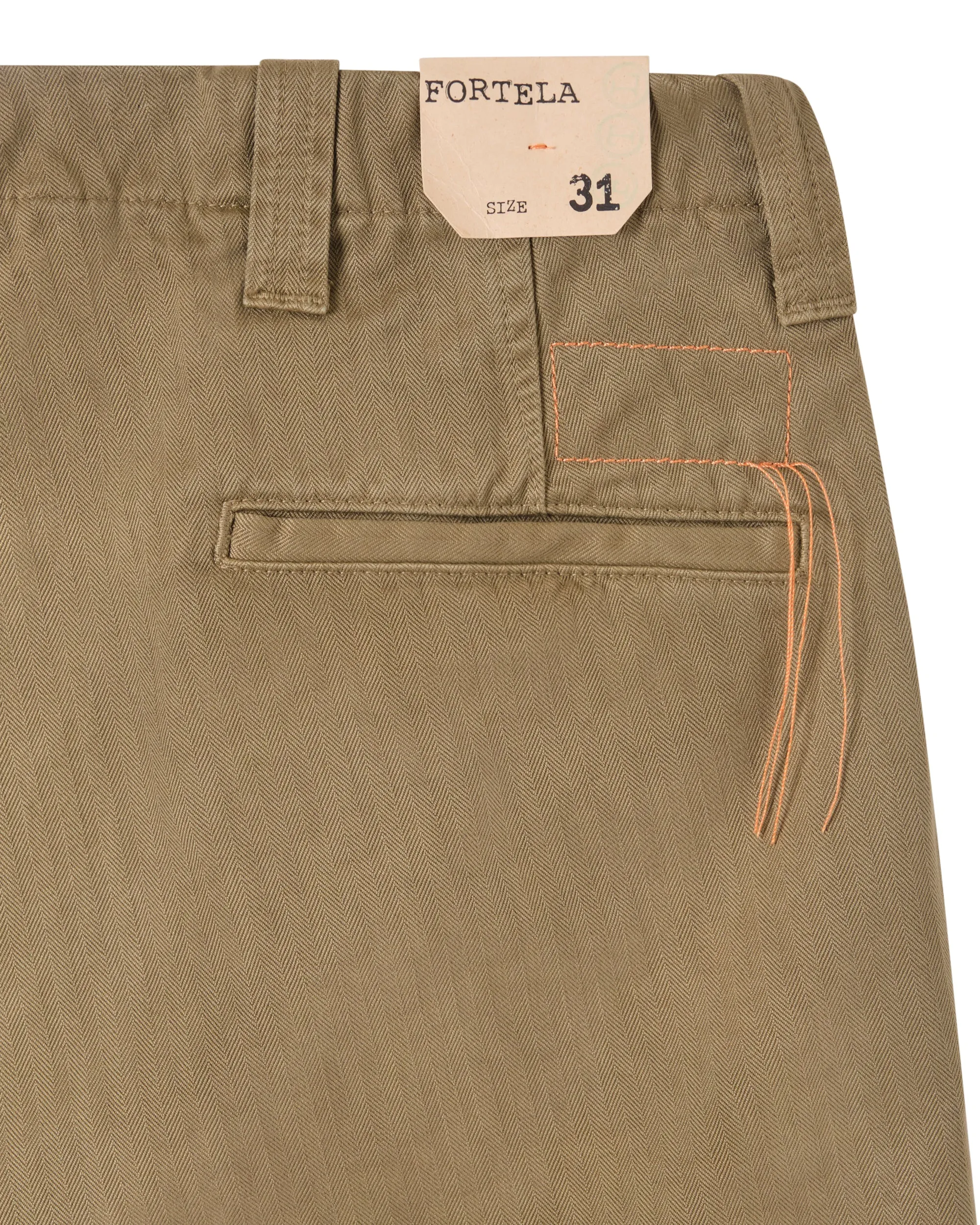 Thomas Pantaloni Chino in Herringbone sold by Fortela product image thumbnail 4
