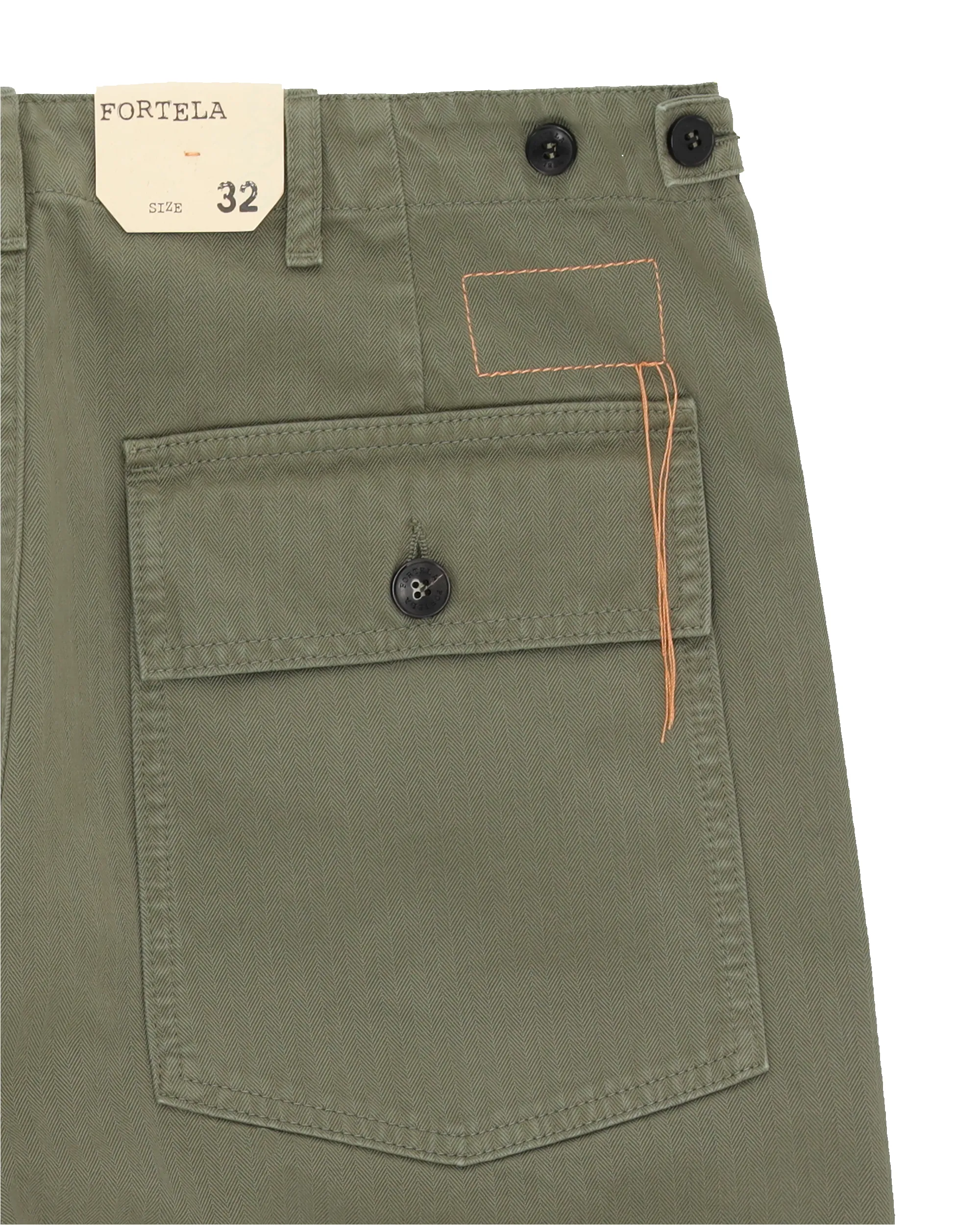 Newfatigue Pantaloni Fatigue In Herringbone di Cotone sold by Fortela product image thumbnail 4