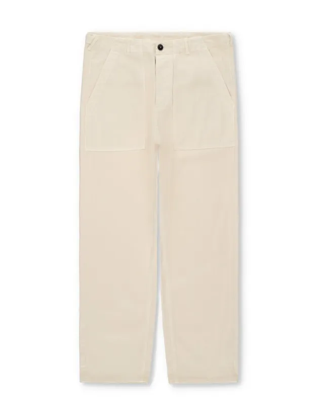 Newfatigue Pantaloni Fatigue In Herringbone di Cotone sold by Fortela