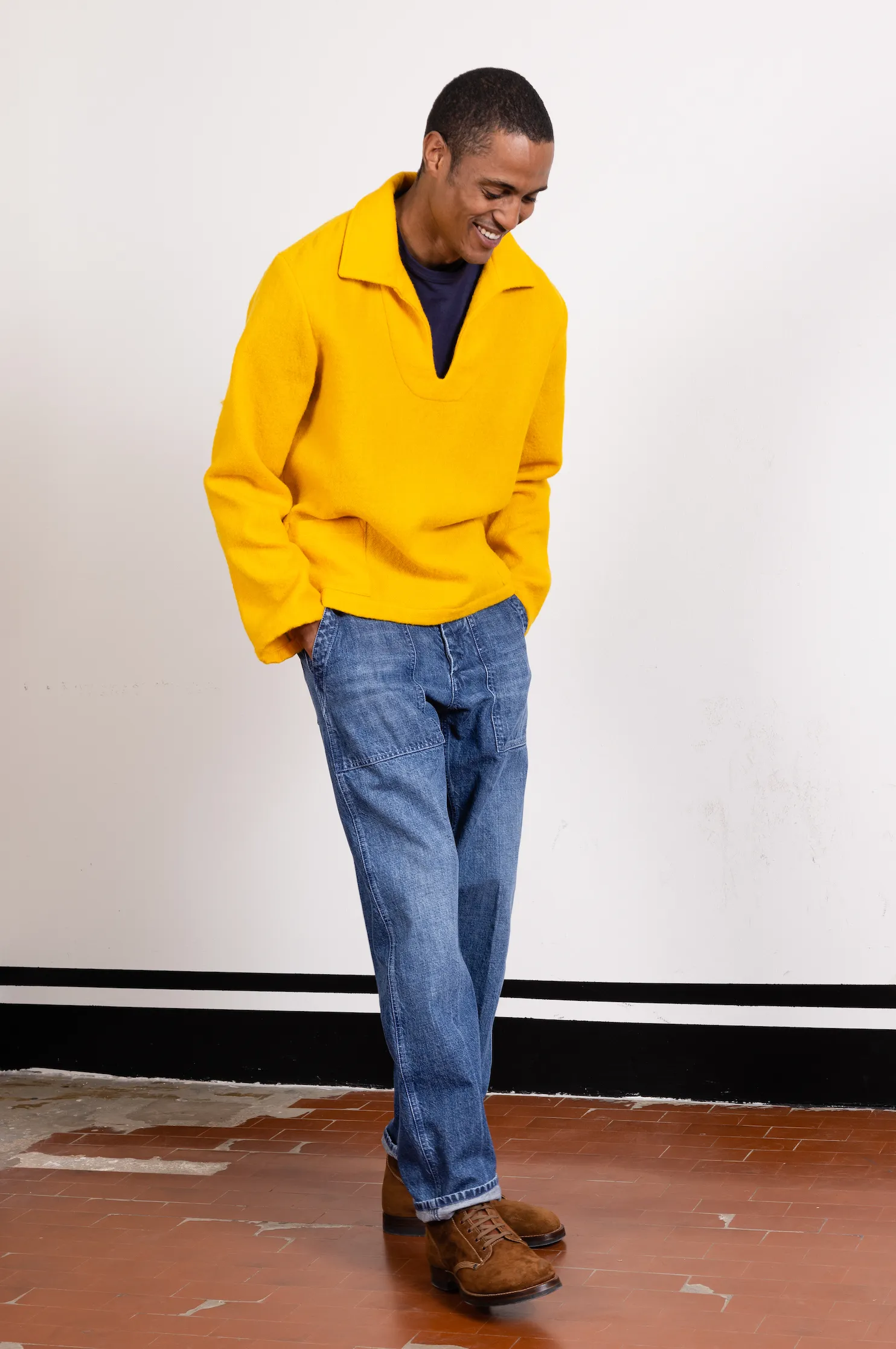 Newfatigue Pantaloni in Denim Custom Wash sold by Fortela product image thumbnail 5