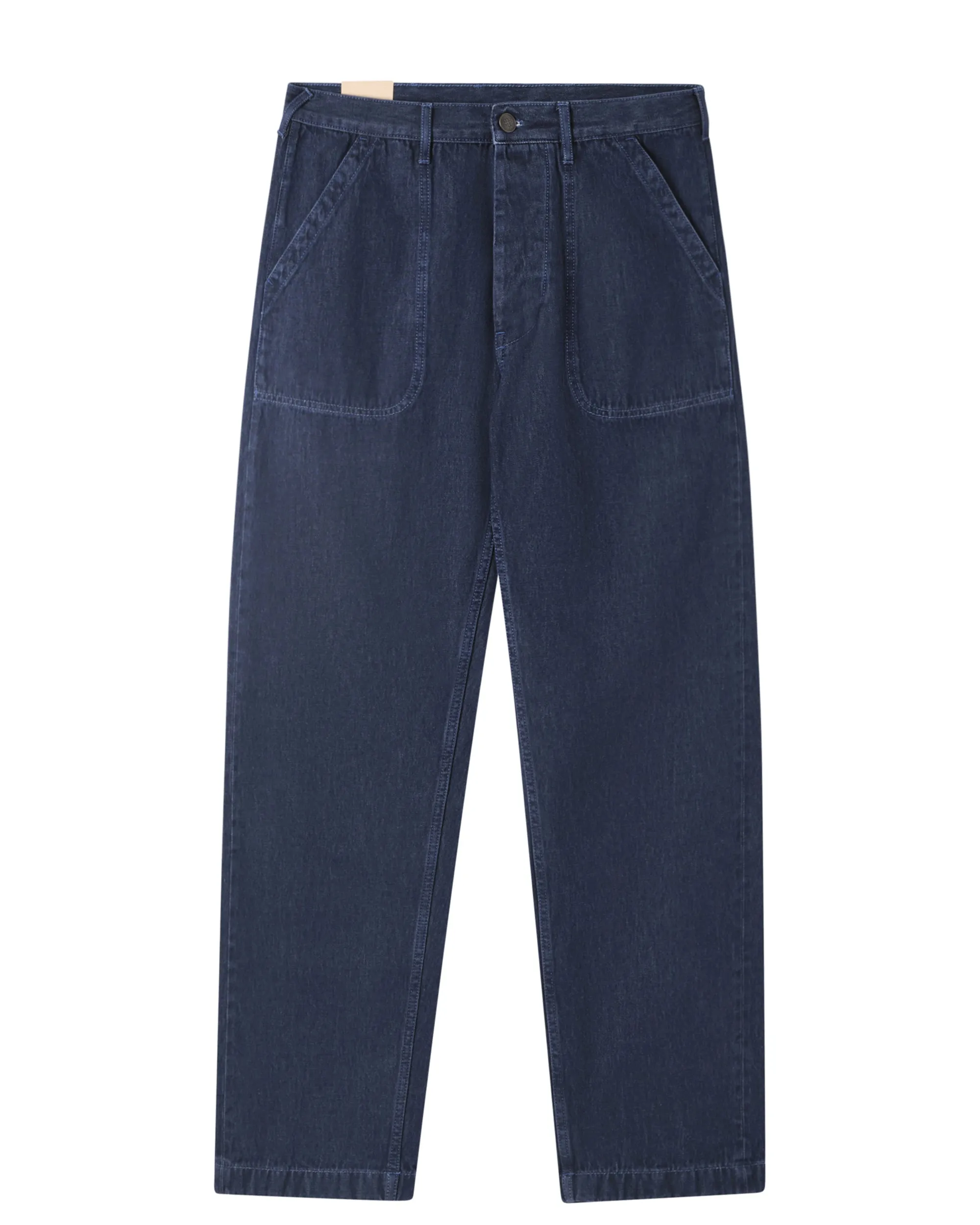 Jerom Pantaloni in Denim Indigo Rinse sold by Fortela