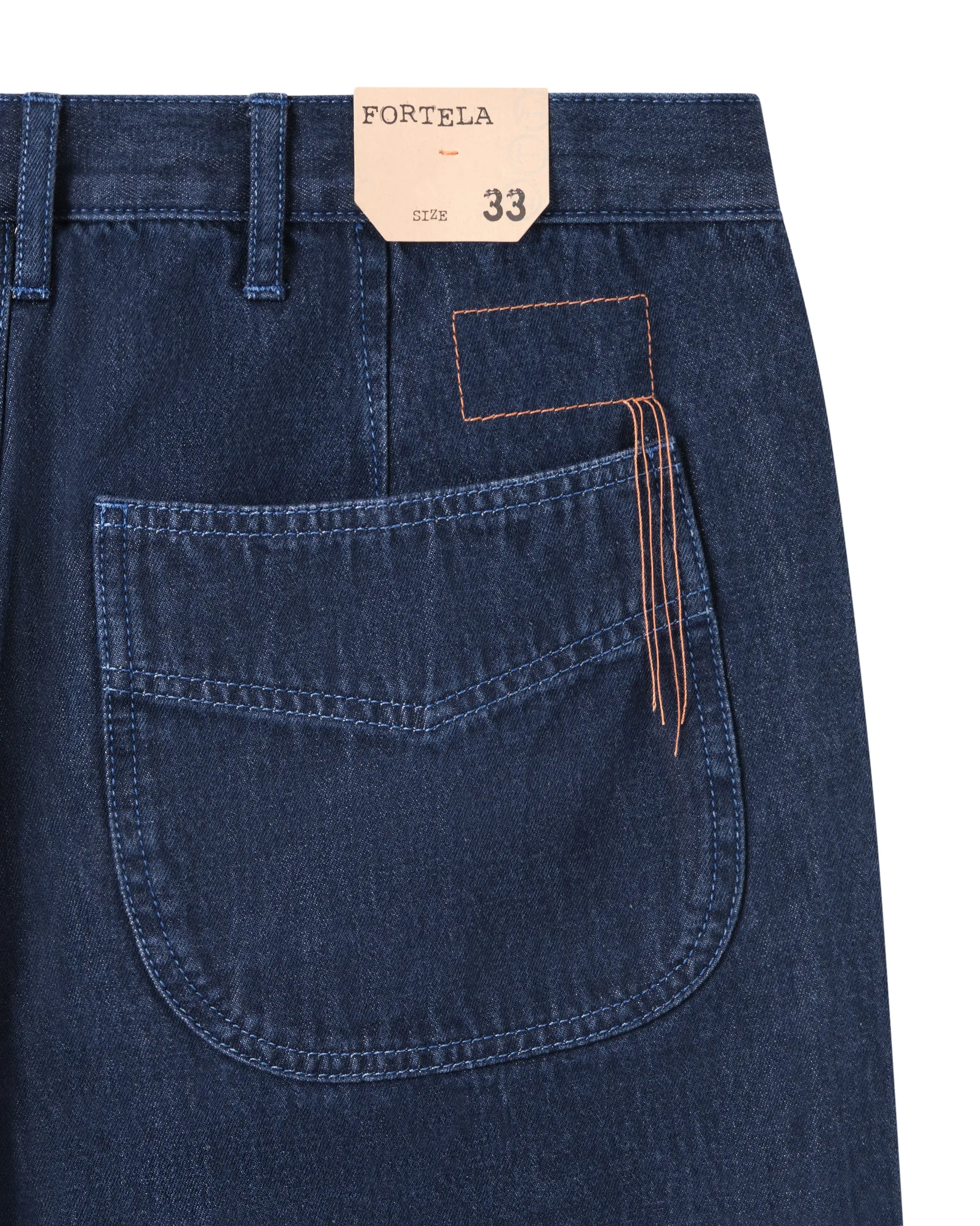 Jerom Pantaloni in Denim Indigo Rinse sold by Fortela product image thumbnail 4