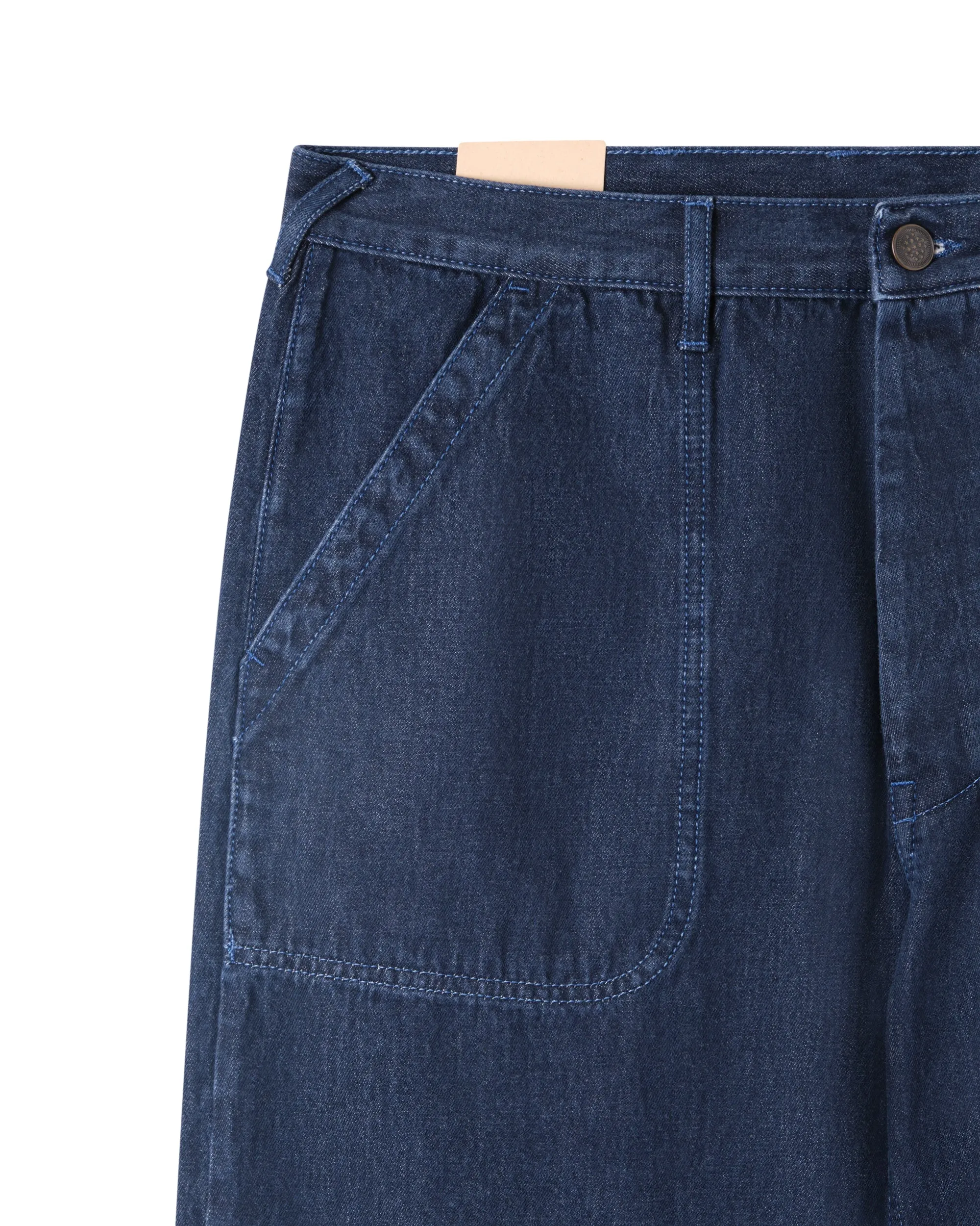 Jerom Pantaloni in Denim Indigo Rinse sold by Fortela product image thumbnail 3