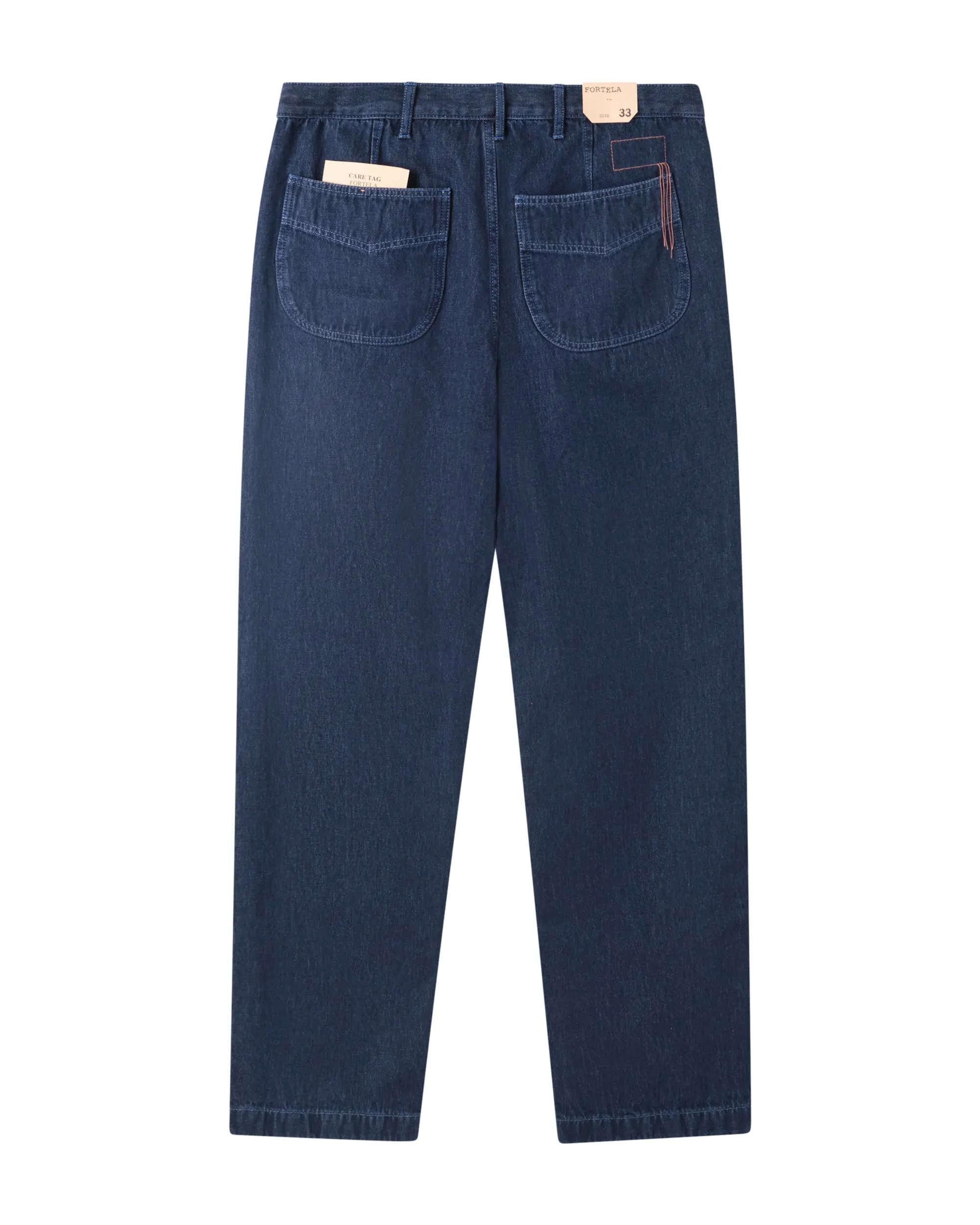 Jerom Pantaloni in Denim Indigo Rinse sold by Fortela product image thumbnail 2