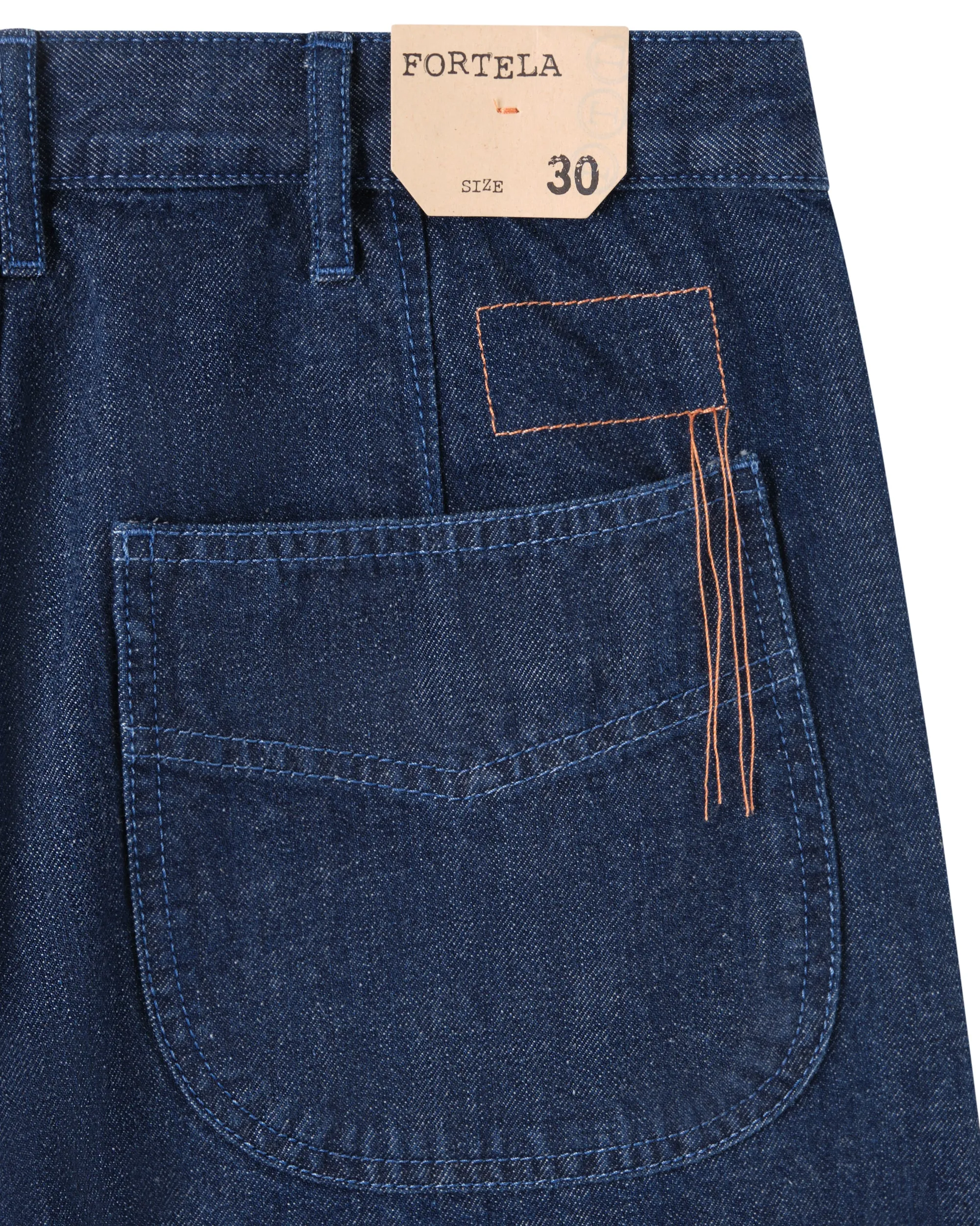 Jerom Pantaloni in Denim Indigo Rinse sold by Fortela product image thumbnail 4