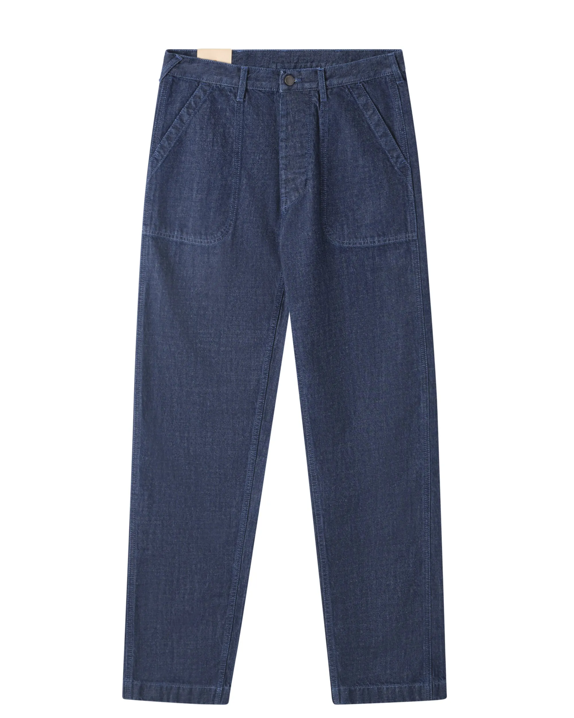 Jerom Pantaloni in Denim Indigo Rinse sold by Fortela