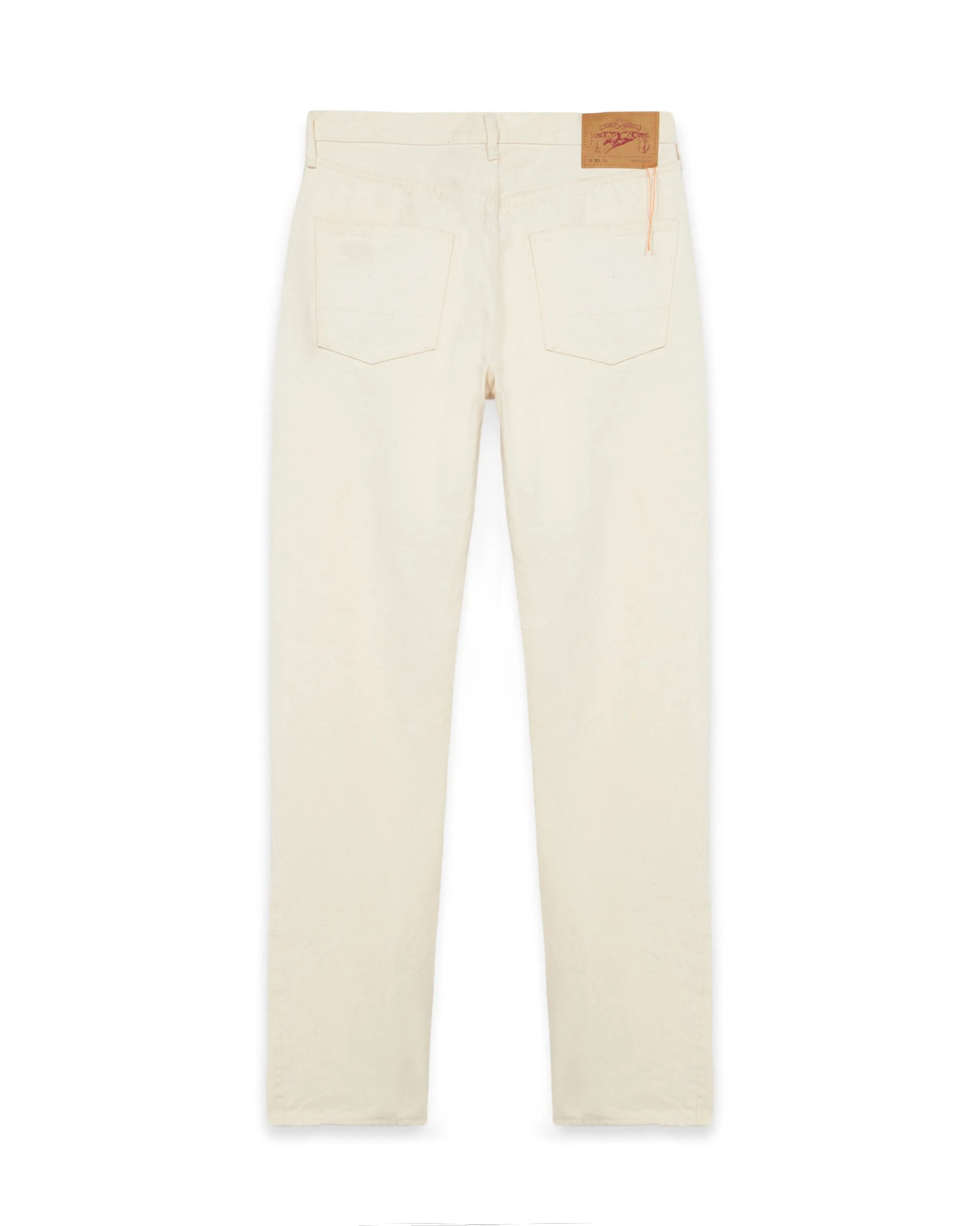 992 Johnny Japan Denim Cimosato Ecrù 5 Tasche a Vita Alta sold by Fortela product image thumbnail 2