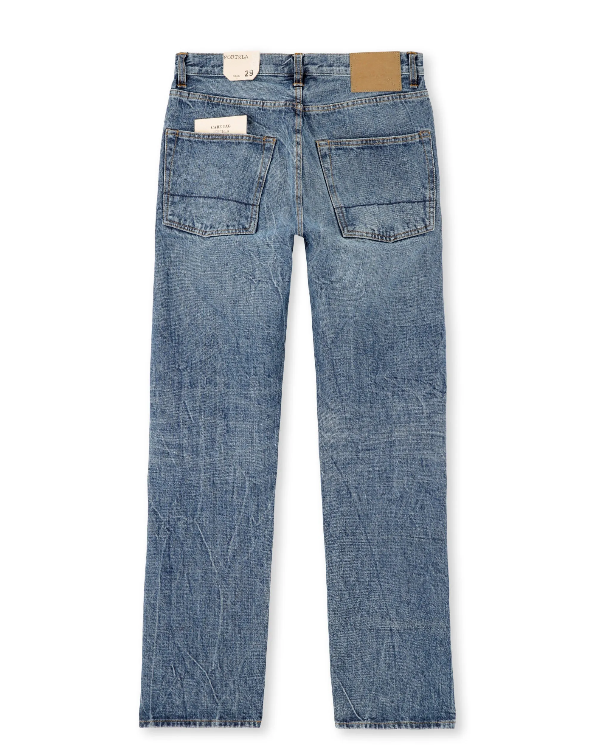 965 John Denim Cimosato 5 Tasche Regular Fit Custom Wash sold by Fortela product image thumbnail 2