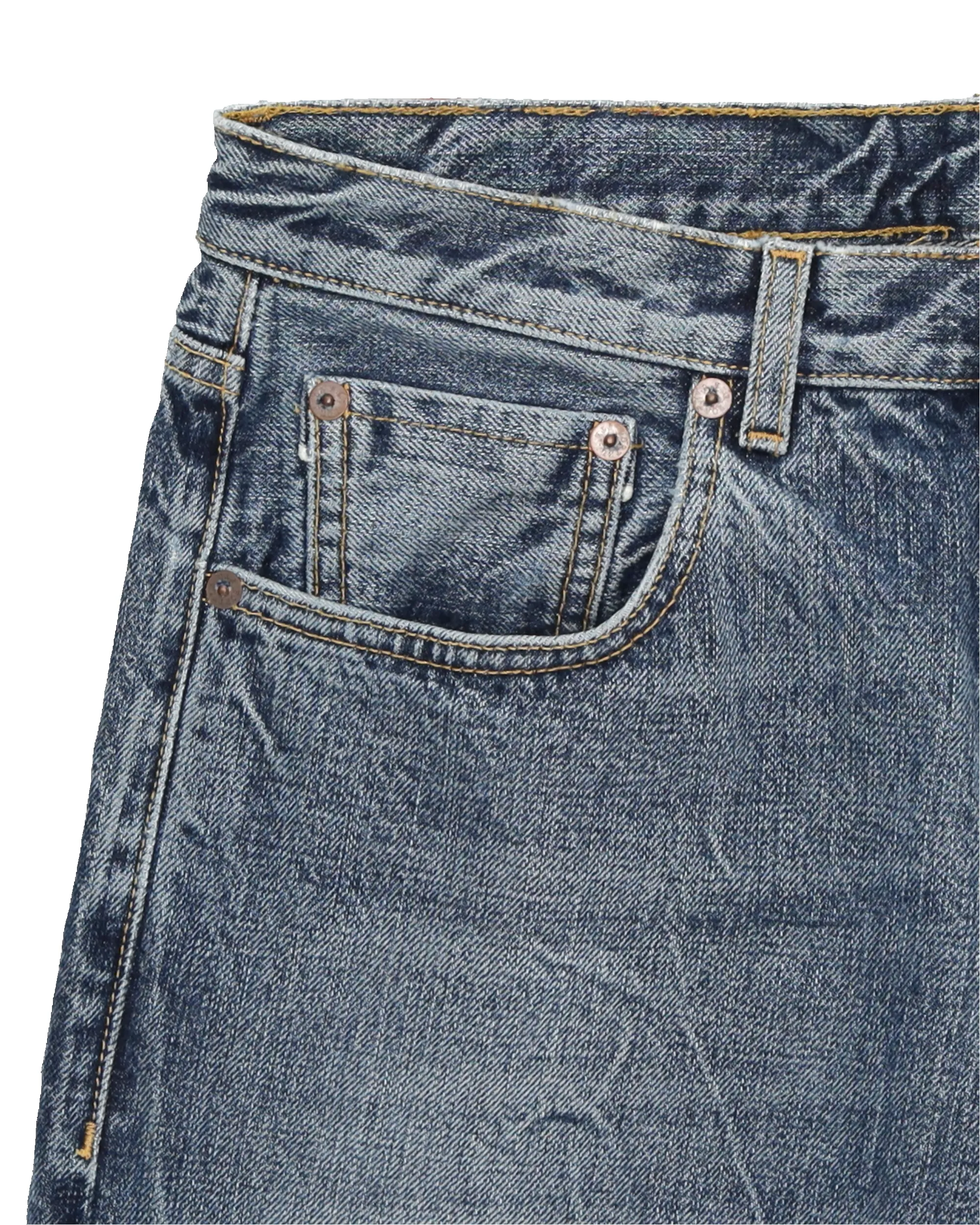 965 John Japan Denim Cimosato 5 Tasche Regular Fit Stone Wash sold by Fortela product image thumbnail 3