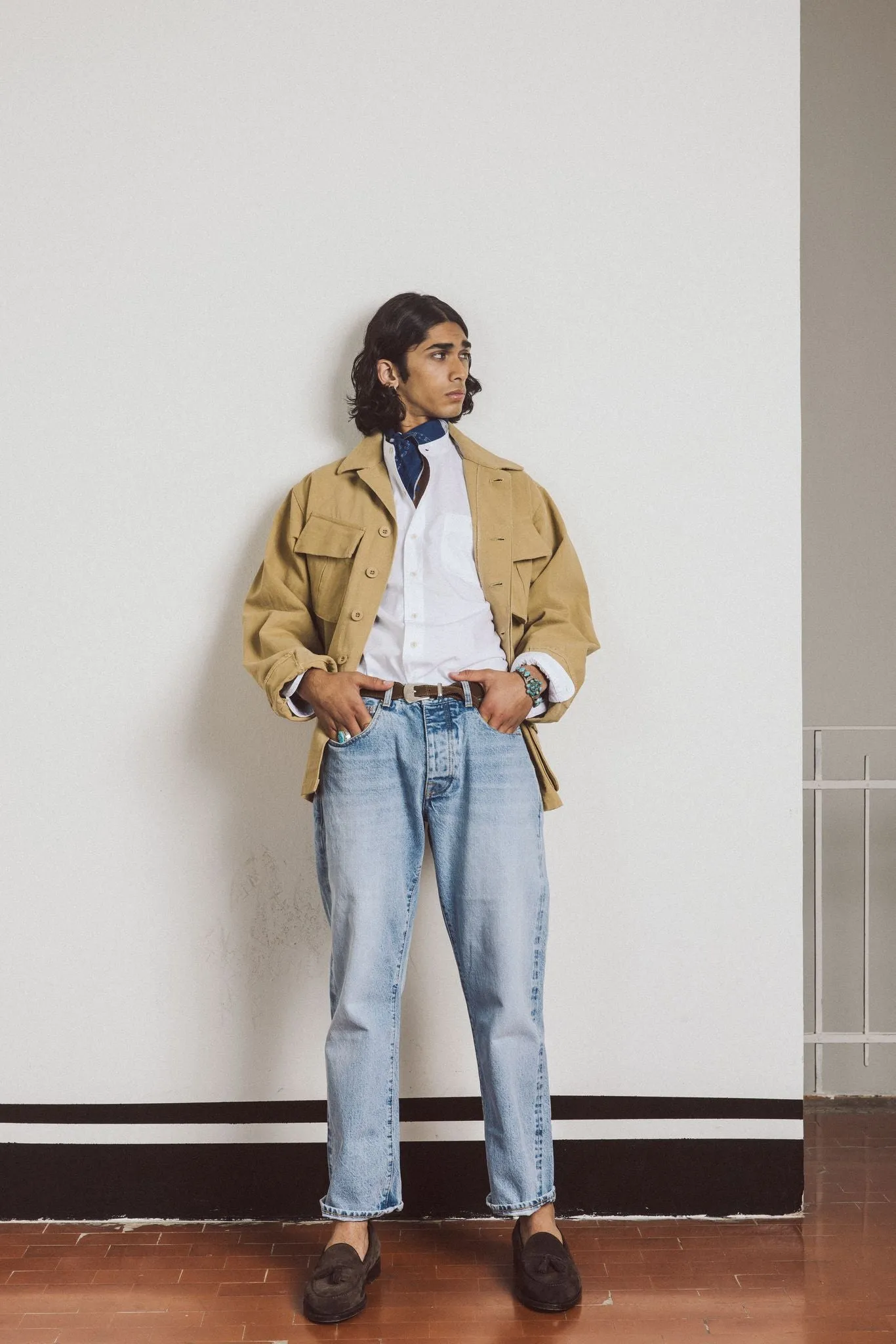 965 John Japan Denim Cimosato 5 Tasche Regular Fit Bleach Wash sold by Fortela product image thumbnail 5