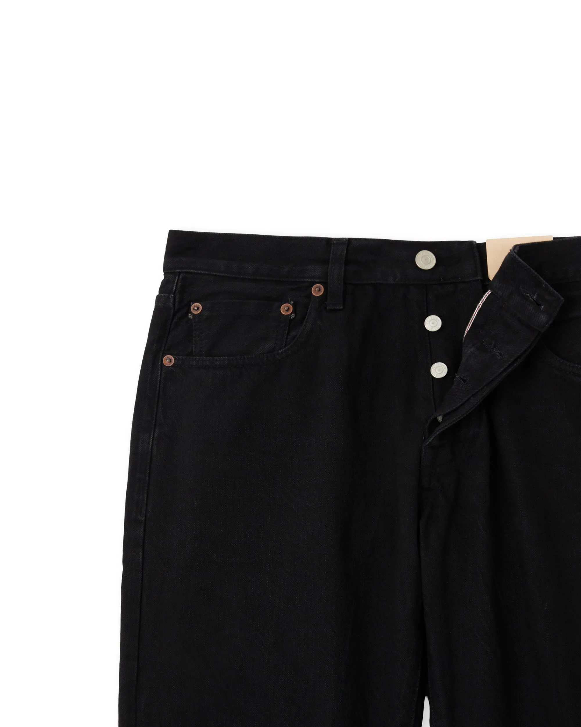 965 John Japan Denim Cimosato 5 Tasche Regular Fit Black sold by Fortela product image thumbnail 3