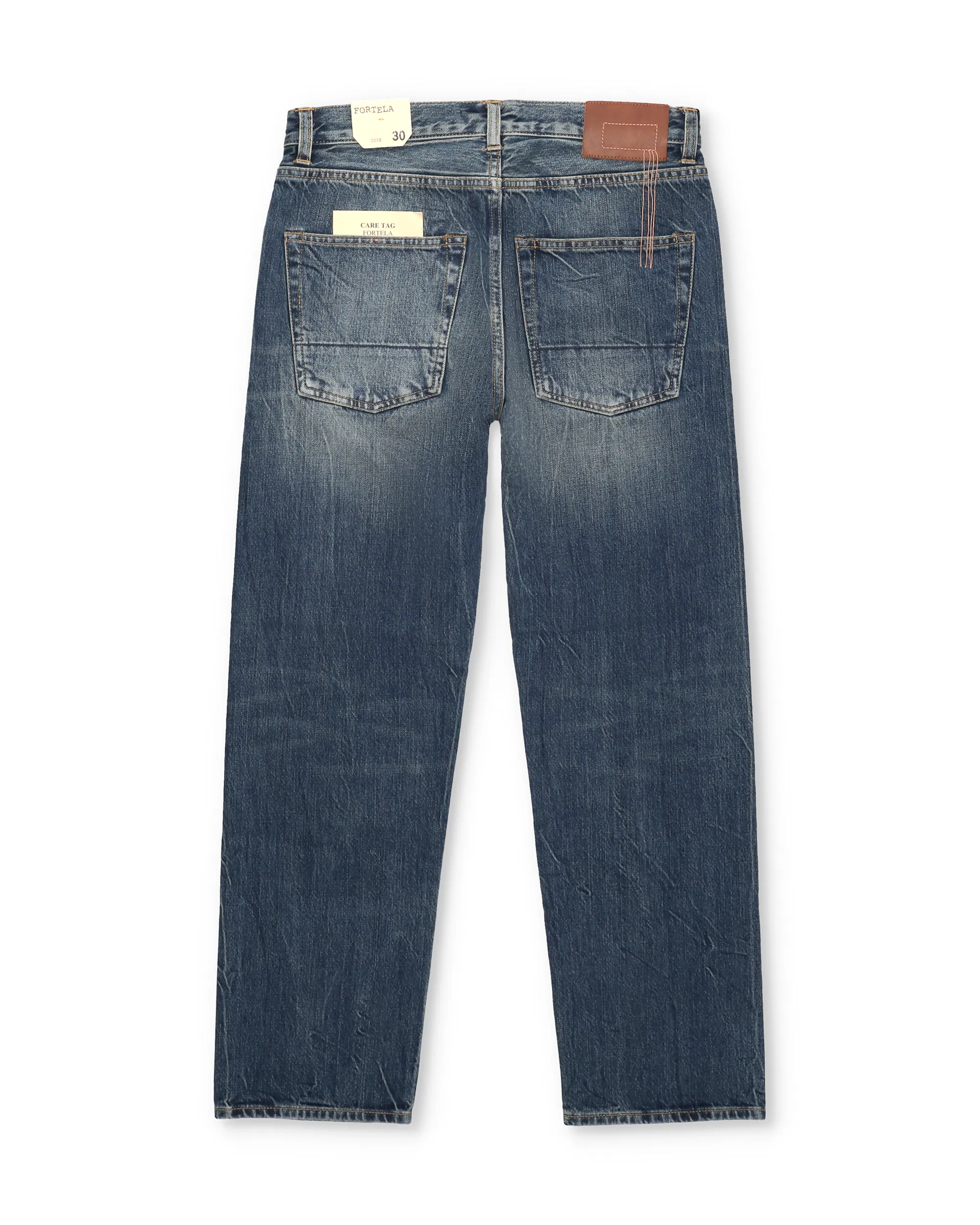 965 John Japan Denim Cimosato 5 Tasche Regular Fit Stone Wash sold by Fortela product image thumbnail 2