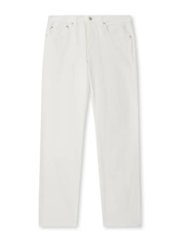 965 John Japan Denim Cimosato Tasche Regular Fit Ecrù sold by Fortela