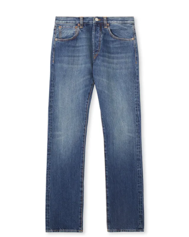 961 John Japan Denim Cimosato 5 Tasche Slim Fit Stone Wash sold by Fortela