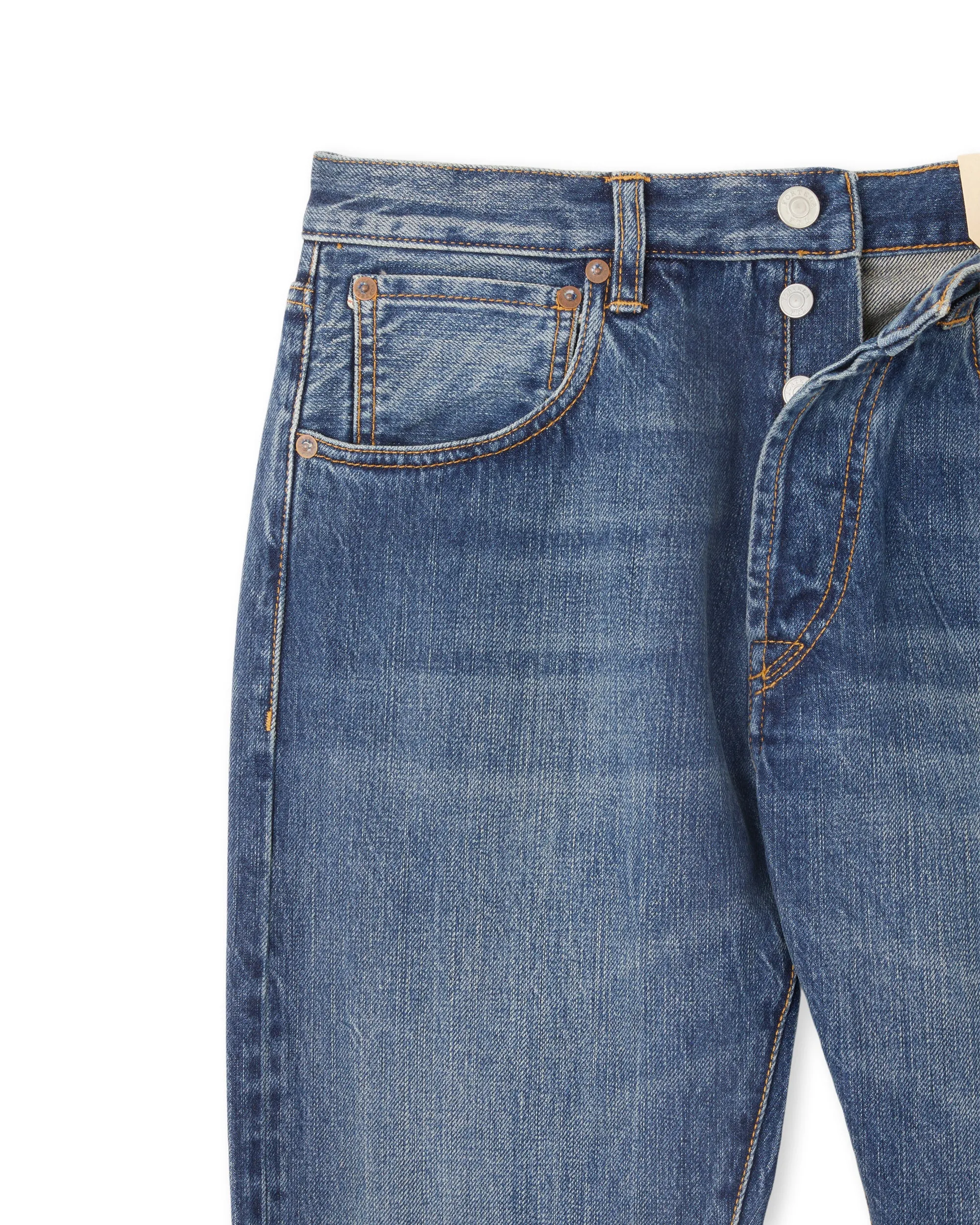 961 John Japan Denim Cimosato 5 Tasche Slim Fit Stone Wash sold by Fortela product image thumbnail 3