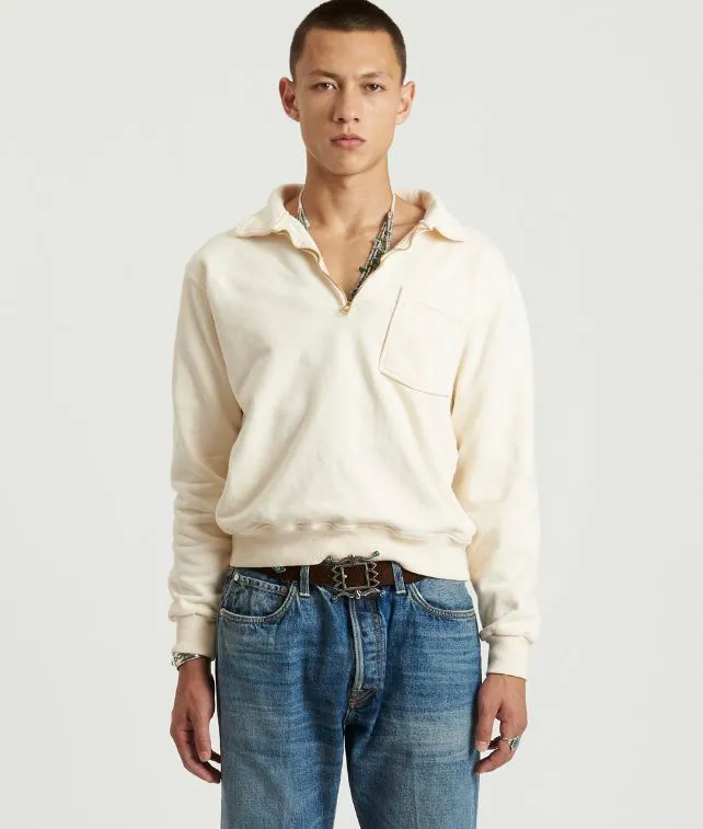 Yale Felpa In Cotone Felpato Con Colletto E Zip sold by Fortela product image thumbnail 5