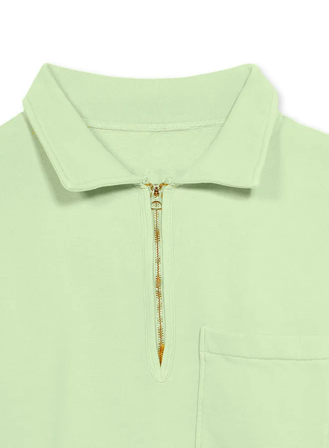 Yale Felpa In Jersey Felpato Con Colletto E Zip sold by Fortela product image thumbnail 3