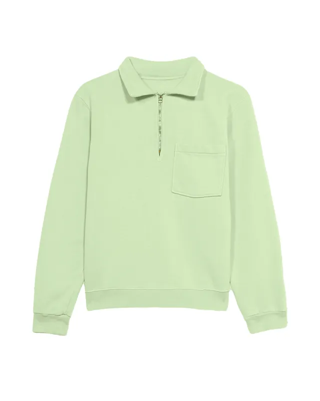 Yale Felpa In Jersey Felpato Con Colletto E Zip sold by Fortela