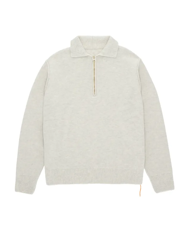 Yale Maglia In Lana Con Colletto E Zip sold by Fortela