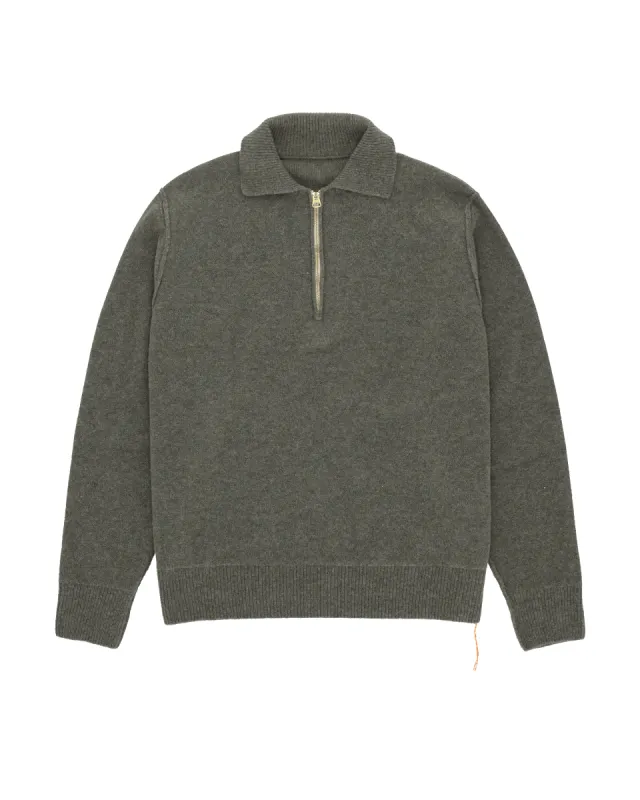 Yale Maglia In Lana Con Colletto E Zip sold by Fortela