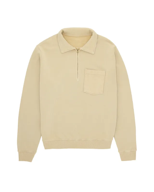 Yale Felpa In Jersey Felpato Con Colletto E Zip sold by Fortela