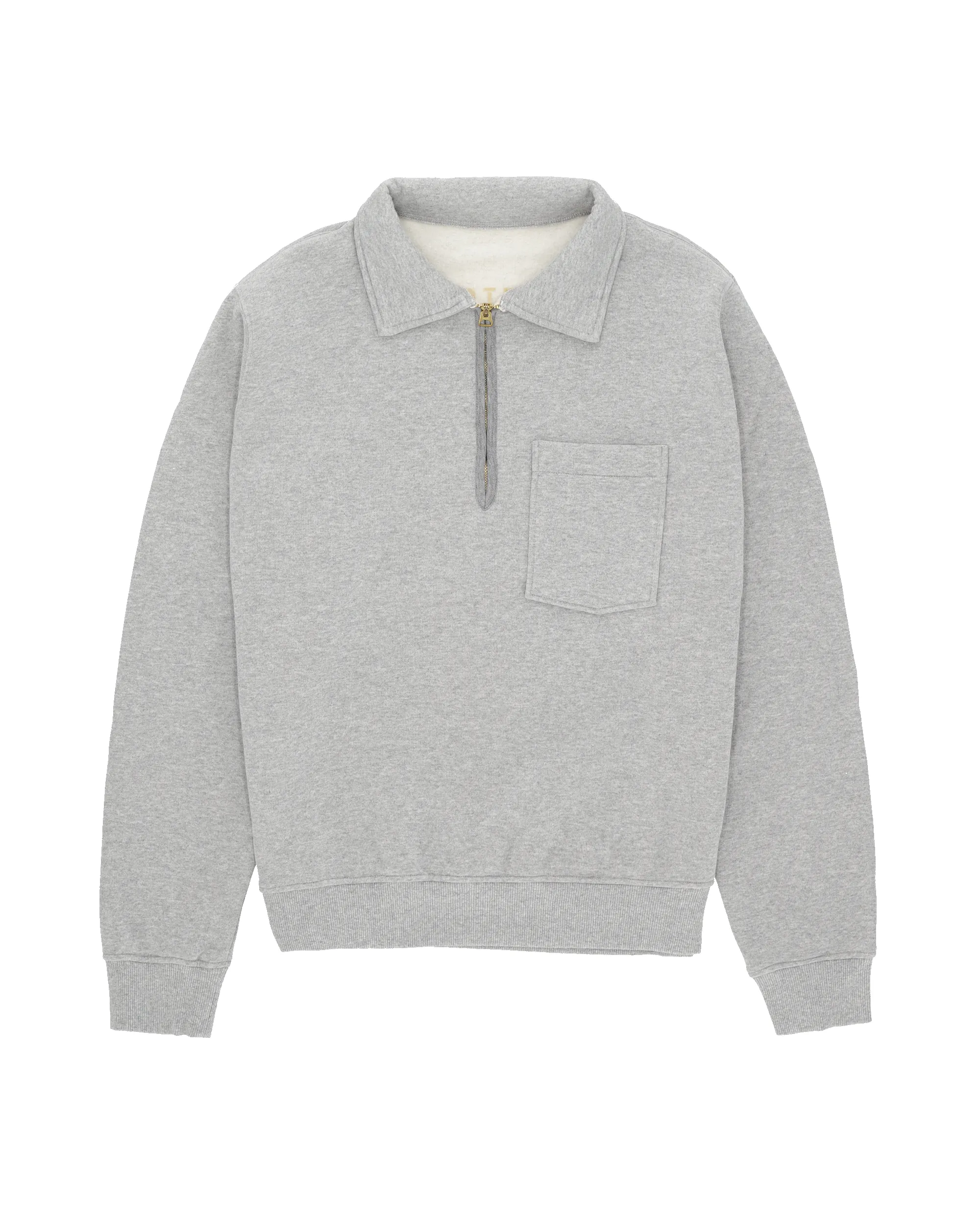 Yale Felpa In Jersey Felpato Con Colletto E Zip sold by Fortela