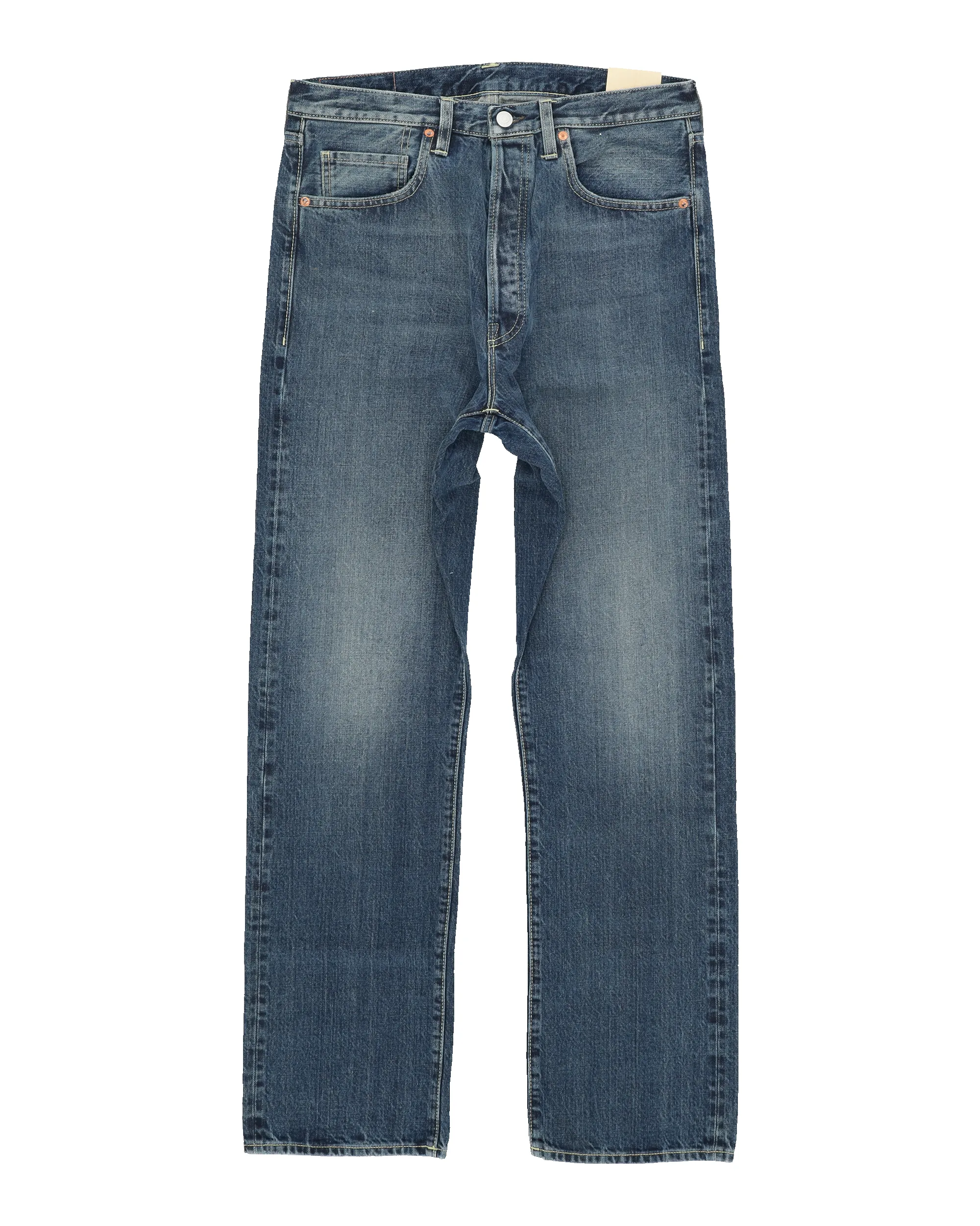 Unclejohn Japan Denim Cimosato Tasche a Vita Alta Custom Wash sold by Fortela