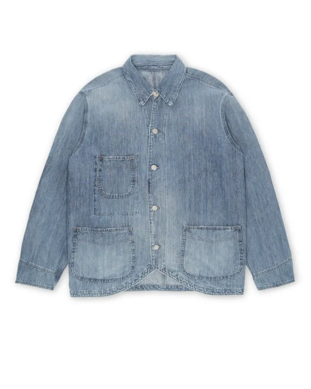 Trading Giacca In Denim Bleach Wash made by Fortela