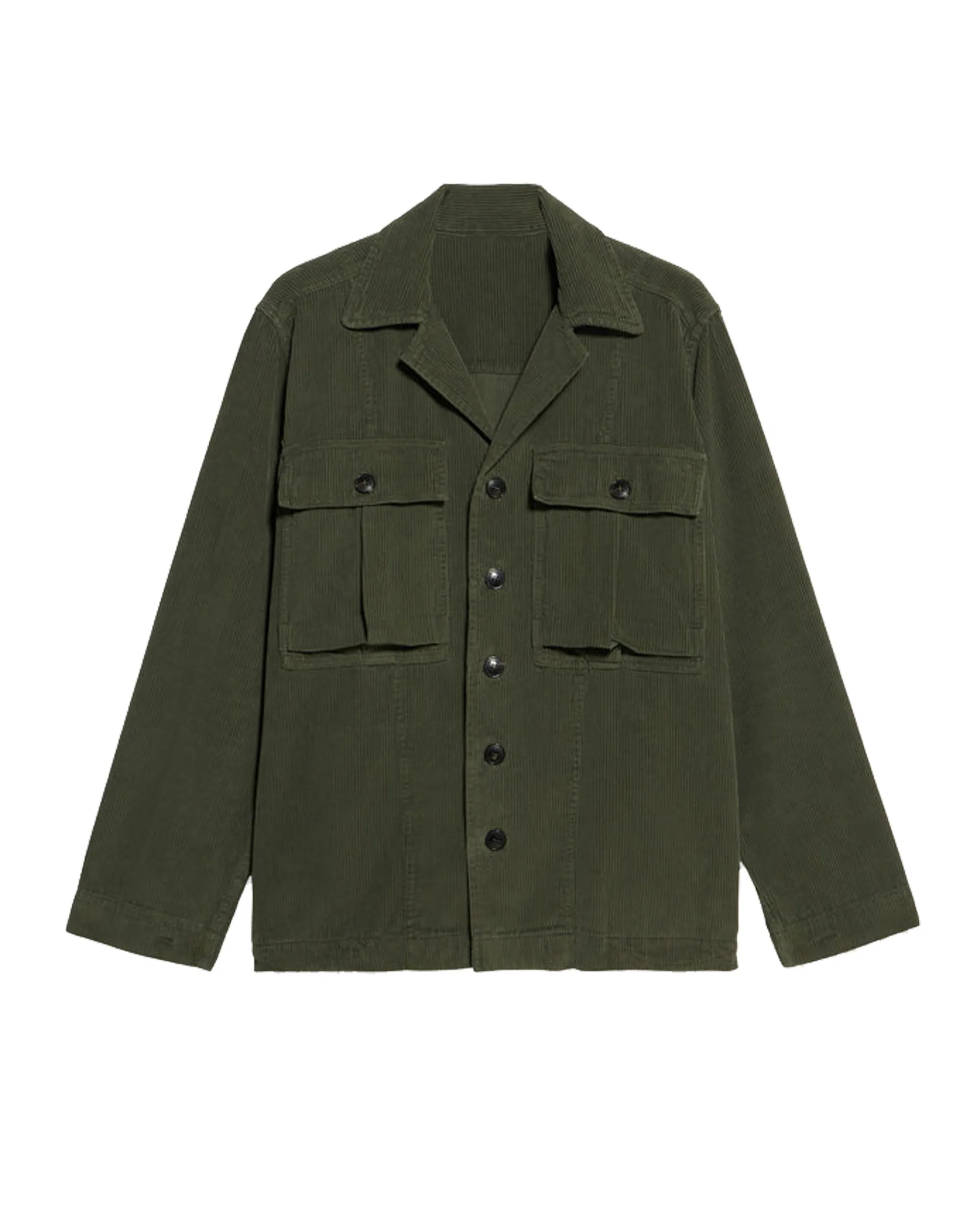 Solomon Overshirt In Velluto A Coste sold by Fortela