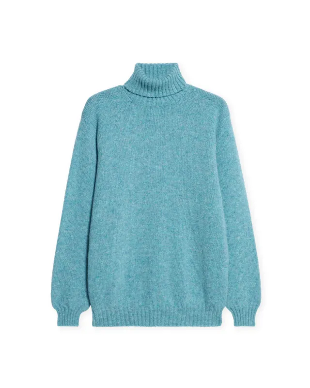 Shetlandturtleneck Maglione Collo Alto In Lana sold by Fortela