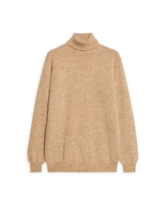 Shetlandturtleneck Maglione Collo Alto In Lana sold by Fortela