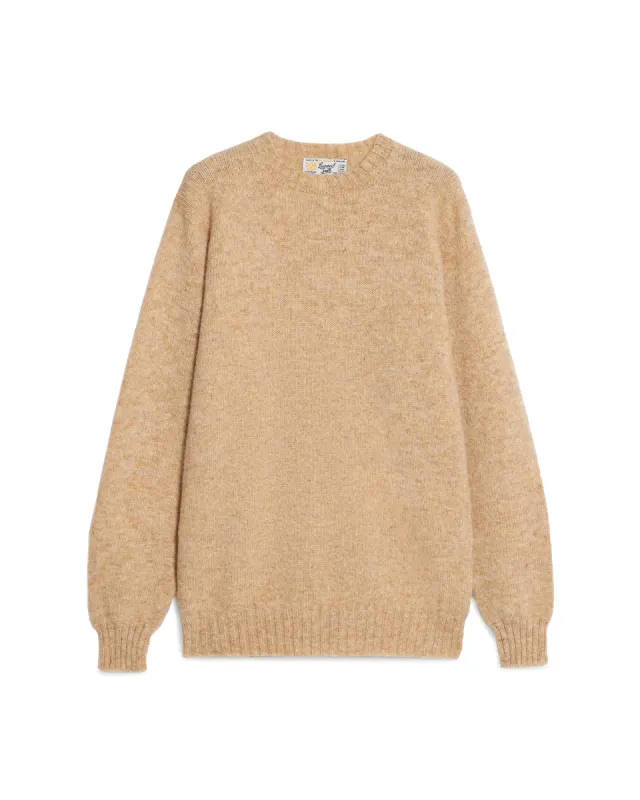 Shetlandcrewneck Maglione Girocollo In Lana made by Fortela