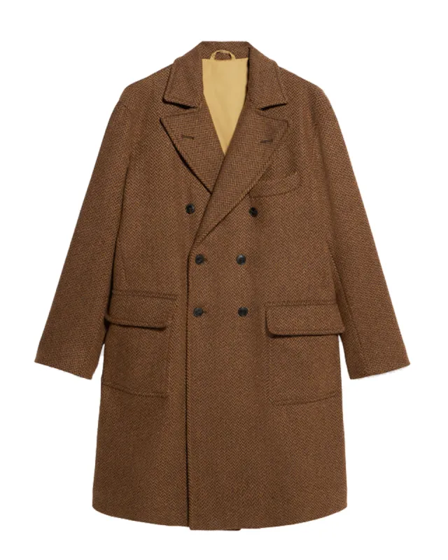 Serwilliam1 Cappotto Doppio Petto in Tweed sold by Fortela