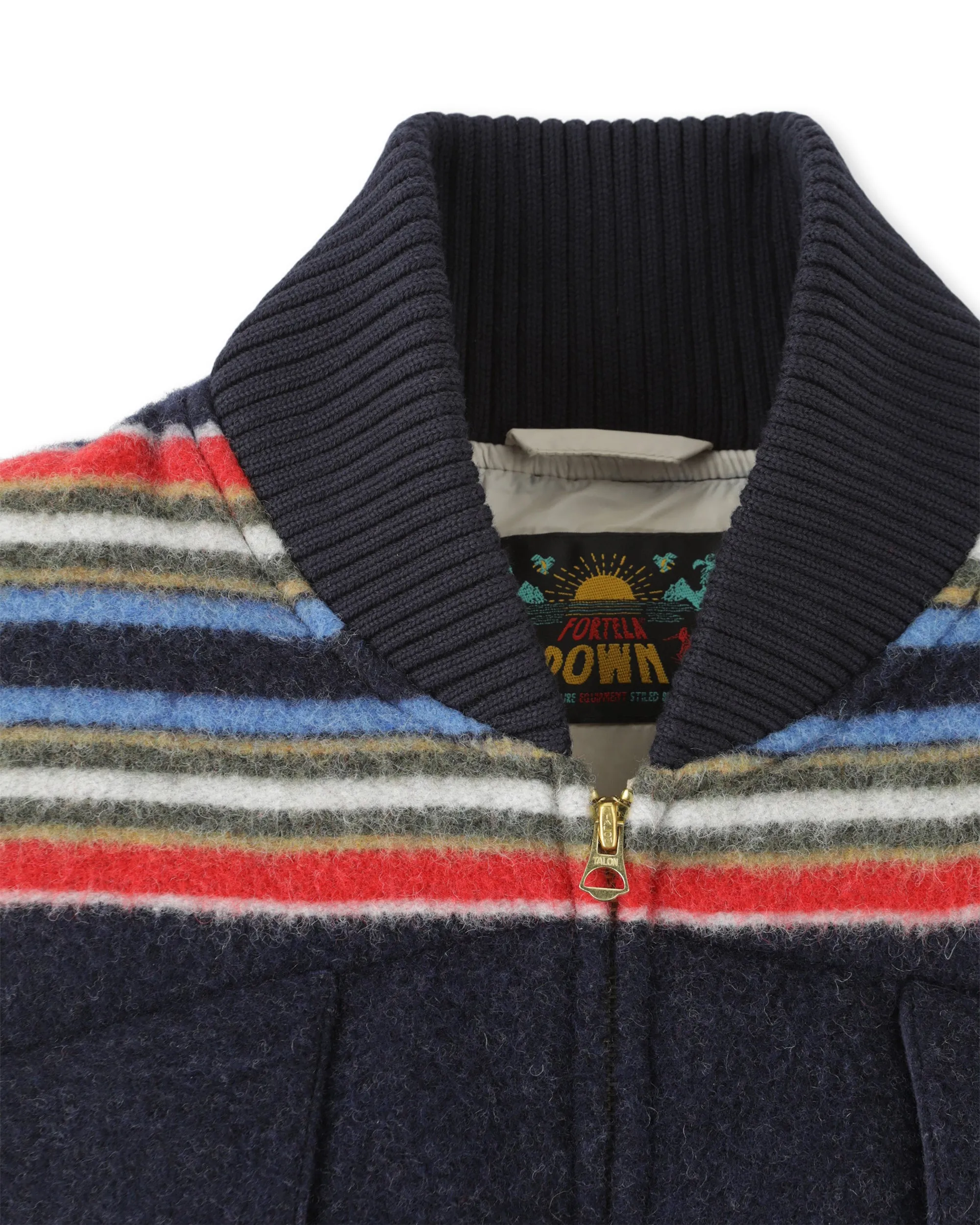 Queen Gilet Smanicato Imbottito con Motivo a Righe sold by Fortela product image thumbnail 3