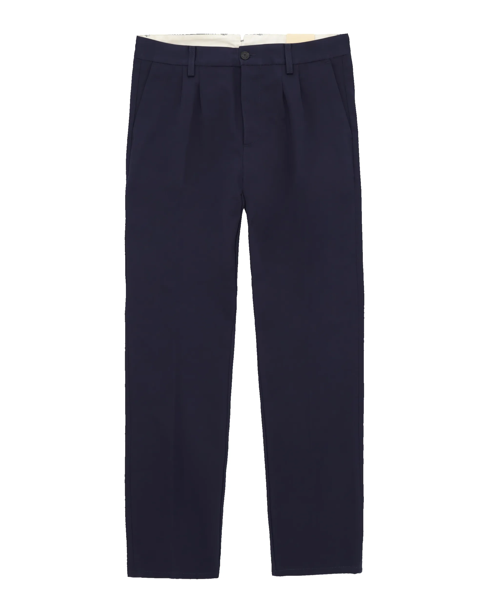 Pences Pantaloni Con Pences In Gabardine di Cotone Pesante sold by Fortela