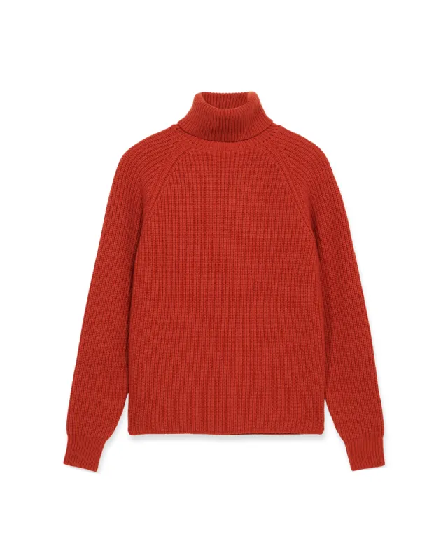 Oslo Maglione Collo Alto In Lana Merino sold by Fortela