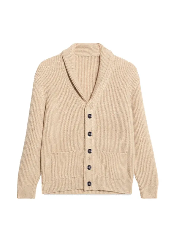 Majes Cardigan In Maglia Misto Alpaca sold by Fortela