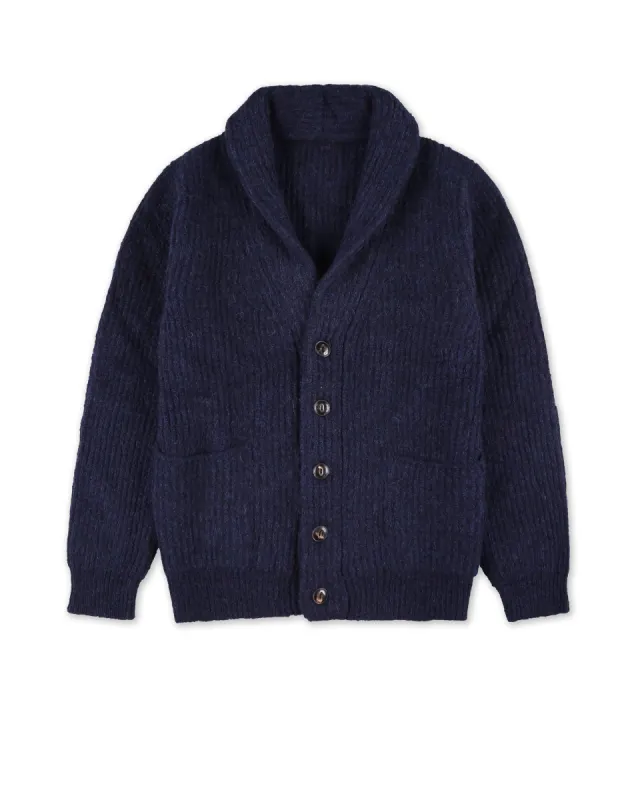 Majes Cardigan In Maglia Misto Alpaca sold by Fortela