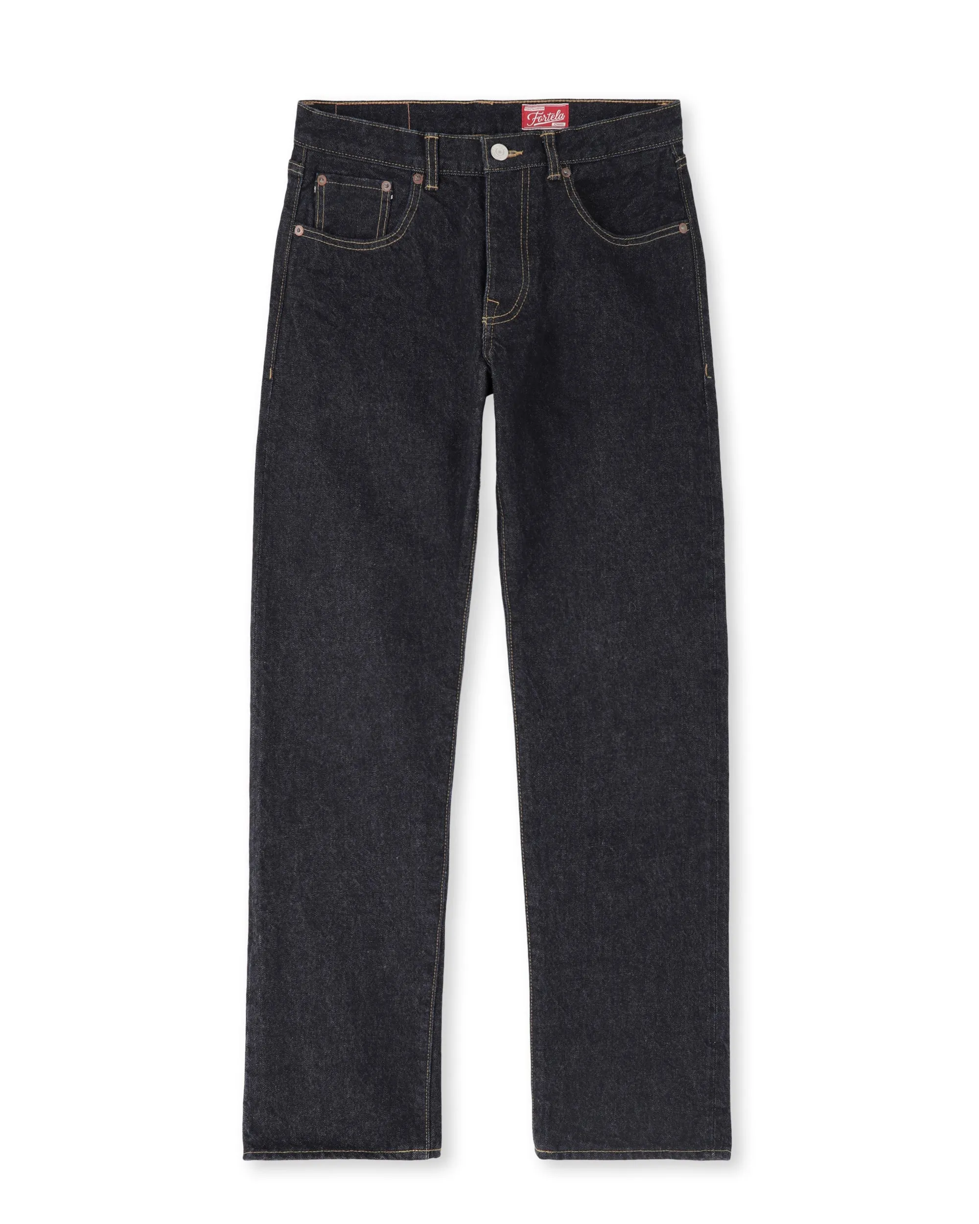 JohnJap Japan Denim Cimosato 5 Tasche Regular Fit Indigo Rinse sold by Fortela