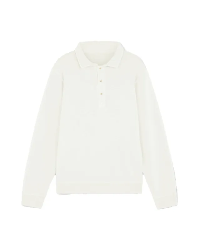 Hunting Polo In Jersey Felpato di Cotone made by Fortela