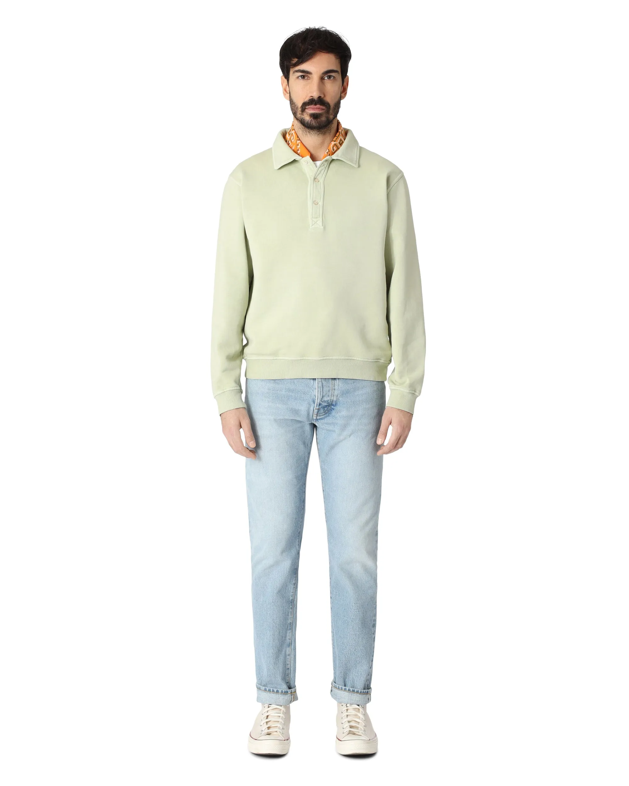 Hunting Polo In Jersey Felpato di Cotone sold by Fortela product image thumbnail 5