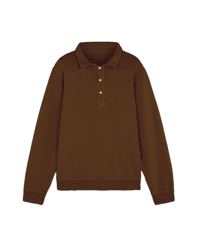 Hunting Polo In Jersey Felpato di Cotone made by Fortela