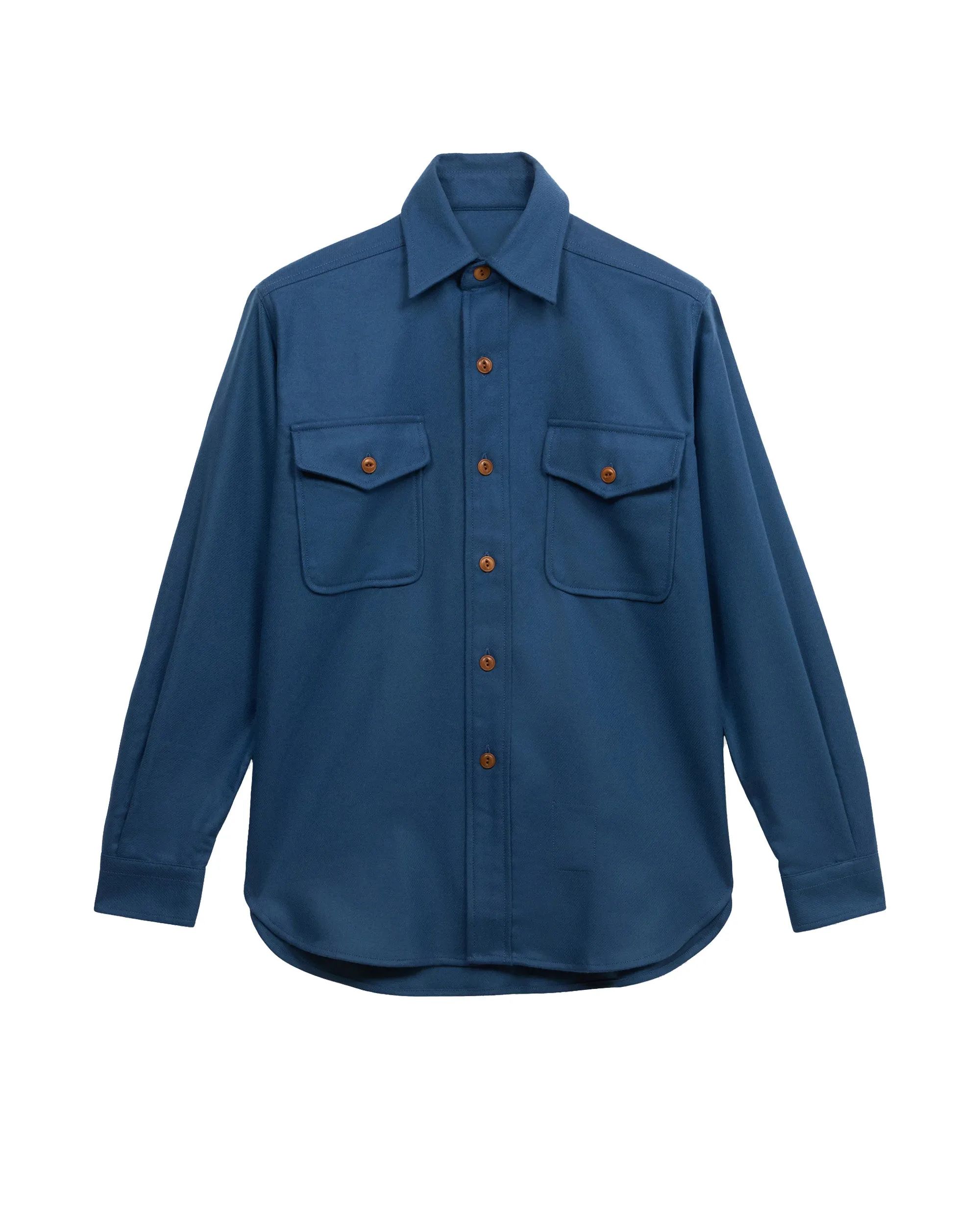 CPO Overshirt In Flanella di Lana sold by Fortela